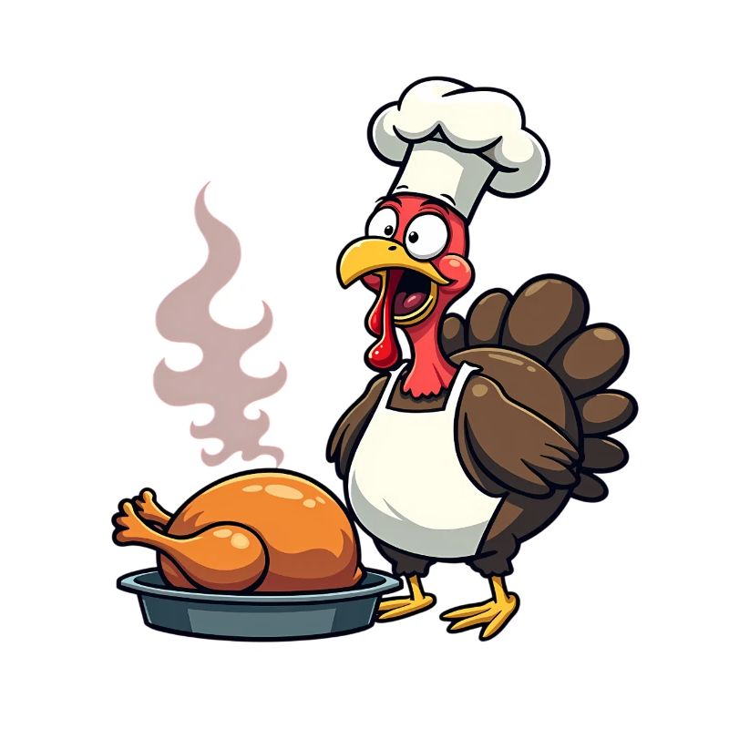 Cuisinier de dinde de Thanksgiving