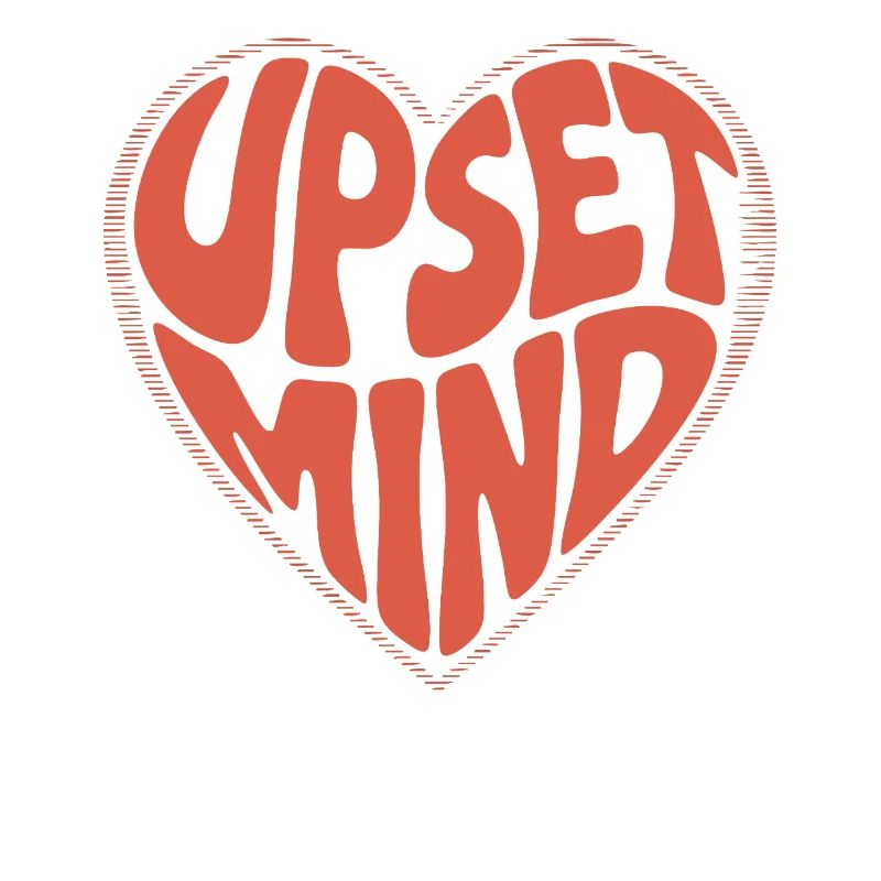 Upset Mind – Retro Herz Design