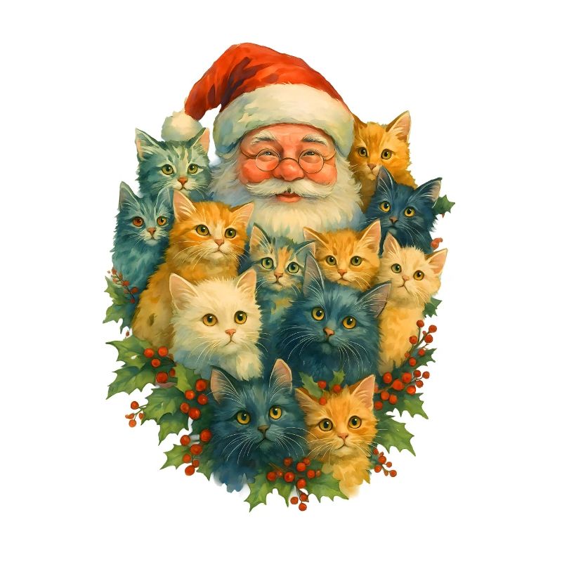 Diversité du chat Noël