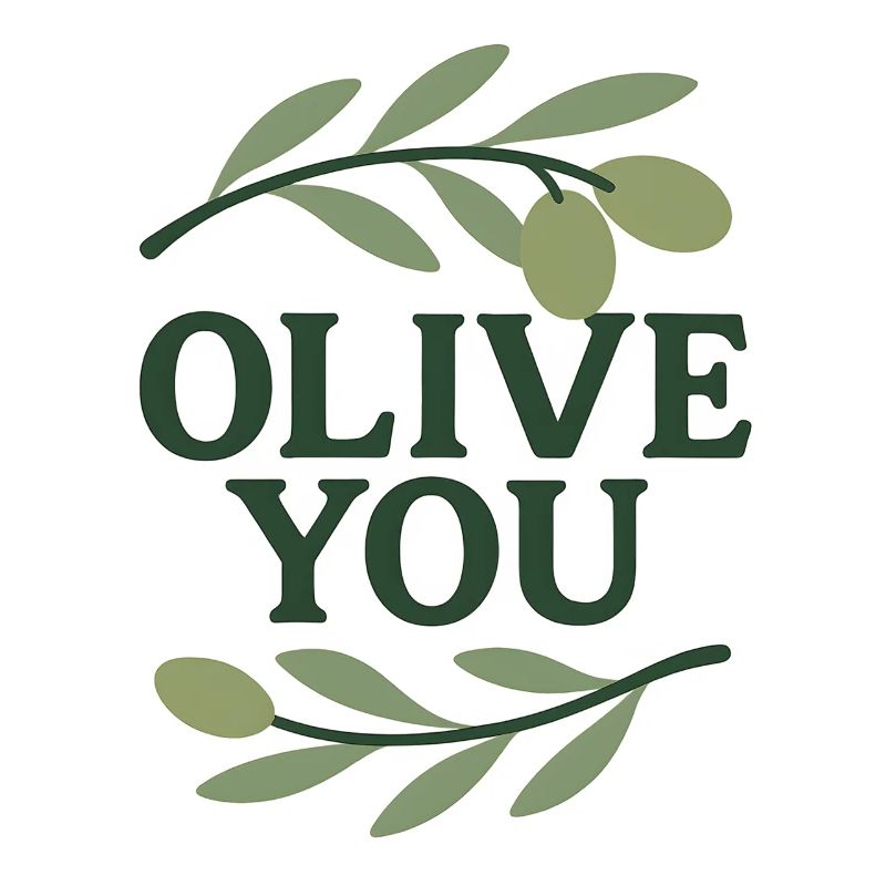 Olive You – Funny Olive Branch Design