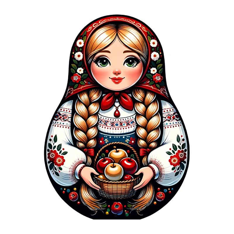 Matryoshka in Russian Matryoshka Doll Russian