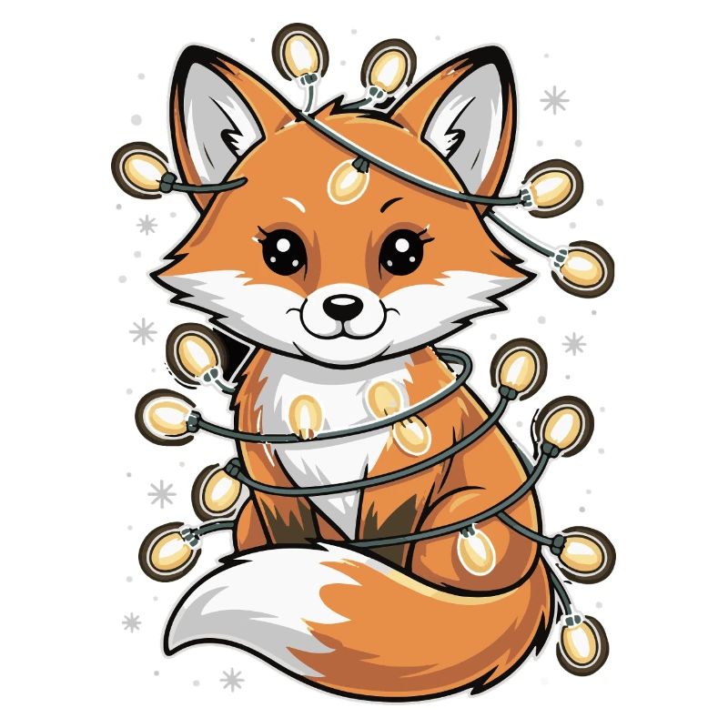 Lichterfuchs in the winter magic fox