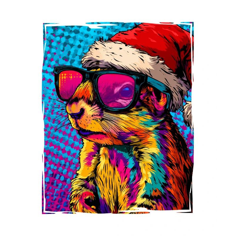 Portrait de Noël de l’écureuil