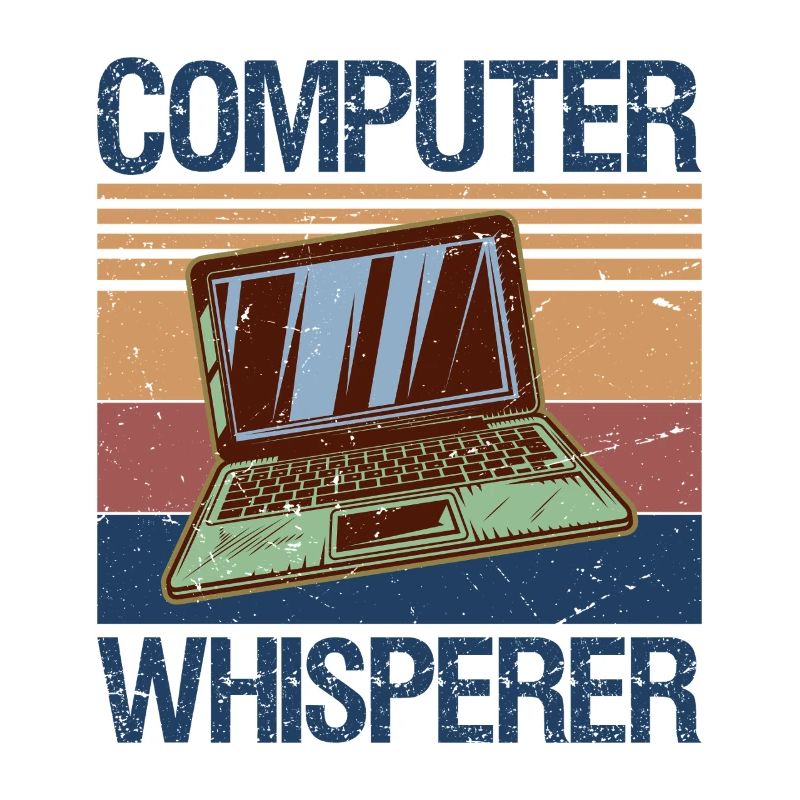T-shirt Whisperer Informatique Nerds du support technique IT