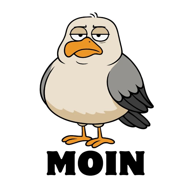 Möwe - Moin - Nordsee - Geschenk