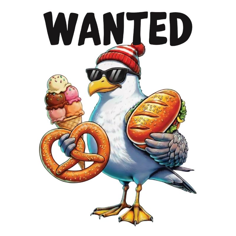 Gesucht Möwe Brezel Eiscreme