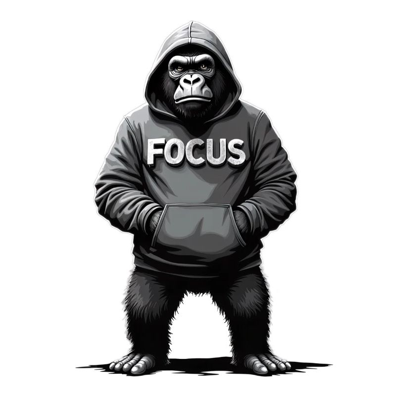 Concentration Gorille Effort Motivation