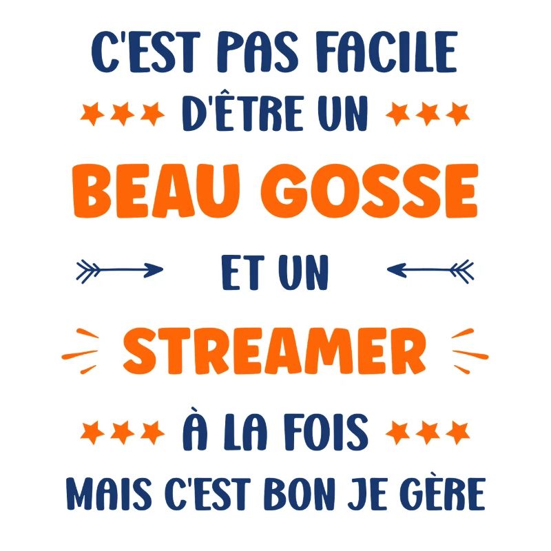 Handsome guy and streamer at the same time