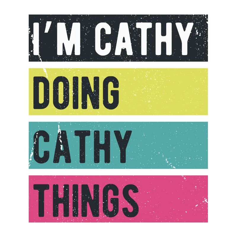 I’m Cathy Doing Cathy Things Retro Colors