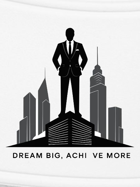 Executive Skyline Ambition Silhouette