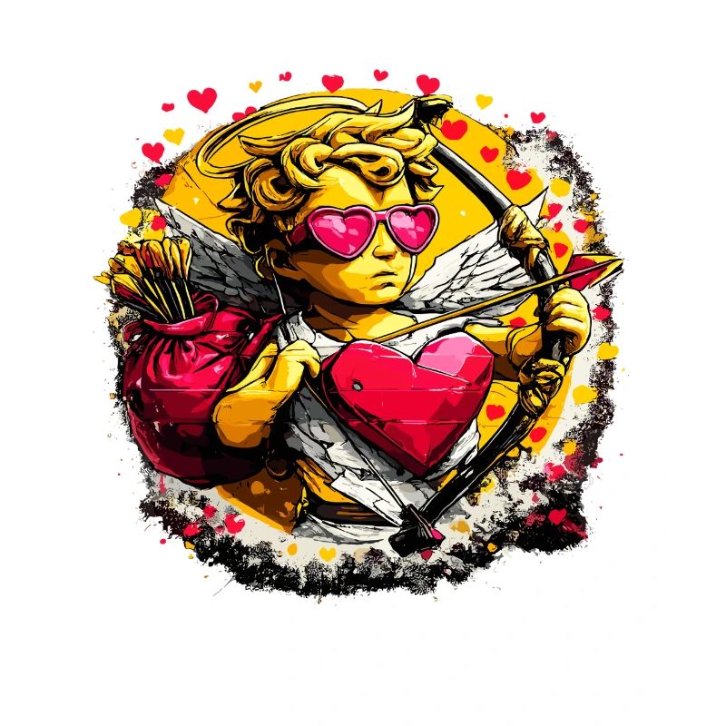 Cupid Graffiti Herzbogen