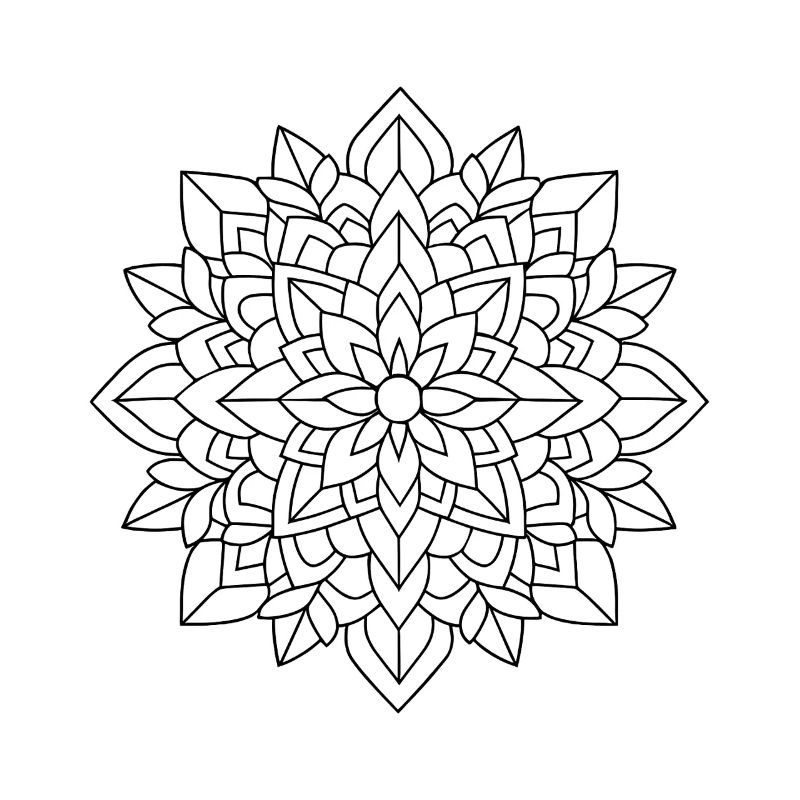 floral mandala