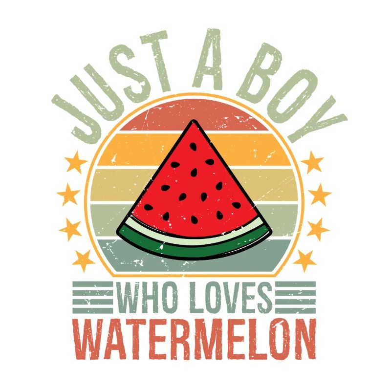 Juste un garçon qui adore la pastèque