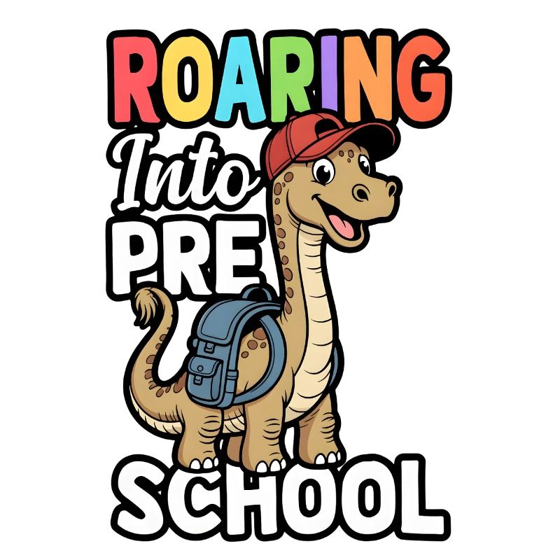 Roaring into Preschool Dinosaur Back to School