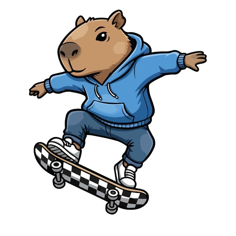 Capybara Skateboard
