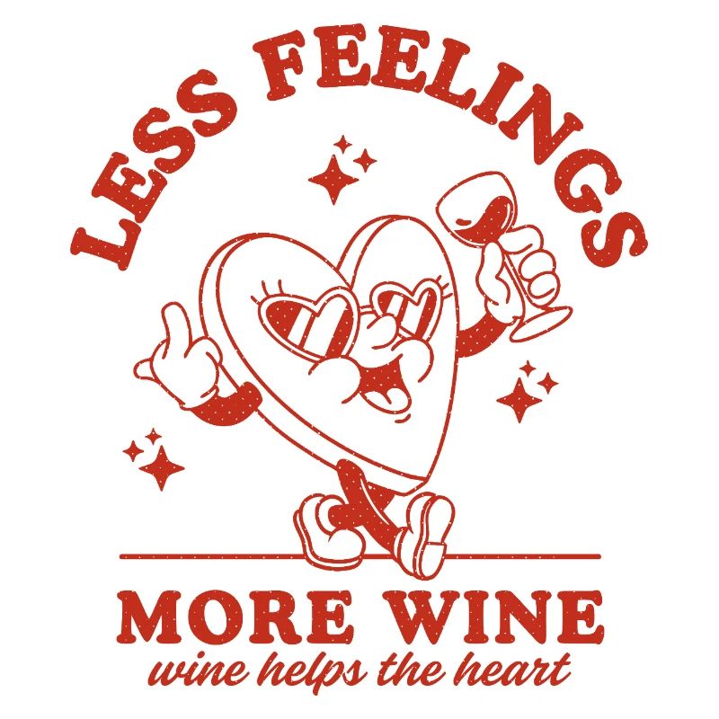 Moins de sentiments Plus de vin