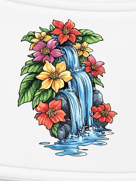 Tropical Waterfall Hibiscus