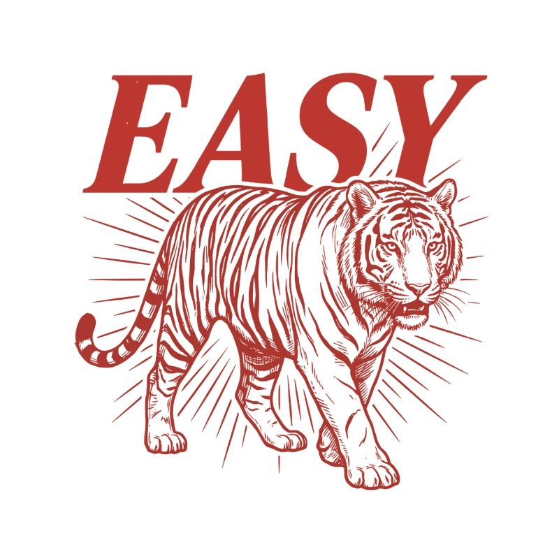 Graphique graphique vintage Easy Tiger