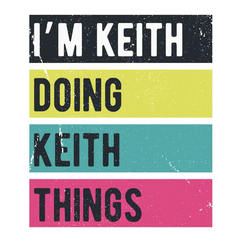 Ich bin Keith und mache Keith-Dinge in Retro-Farben