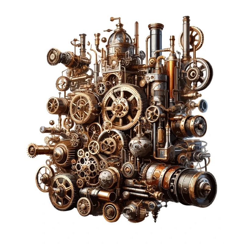 Steampunk Gearwerk Koloss