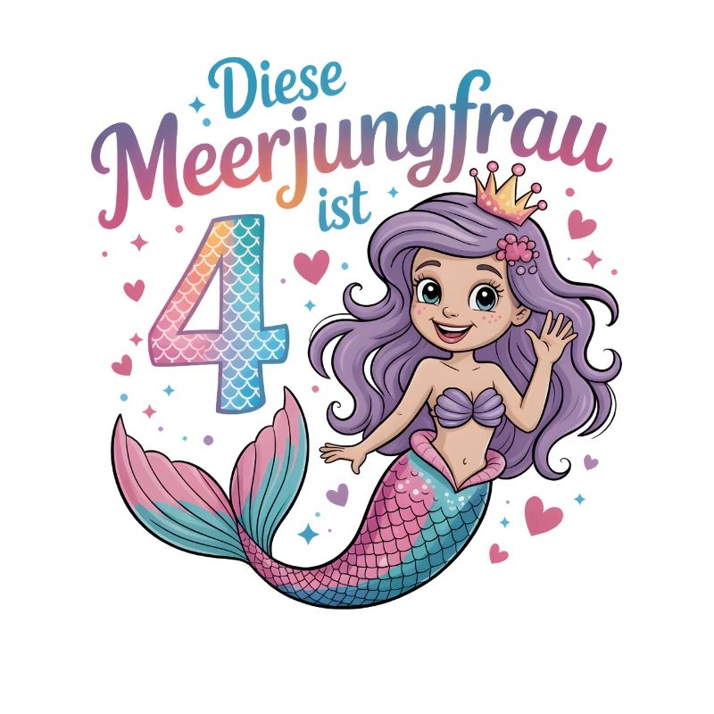 Cette sirène a 4 ans de filles