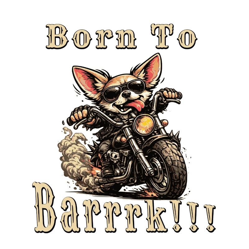 Biker Chihuahua – Cool Dog with Leather Jacket