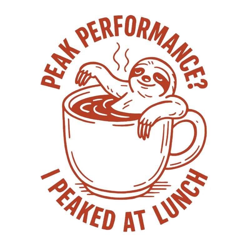 Maximum performance at lunchtime | Burnout Joke