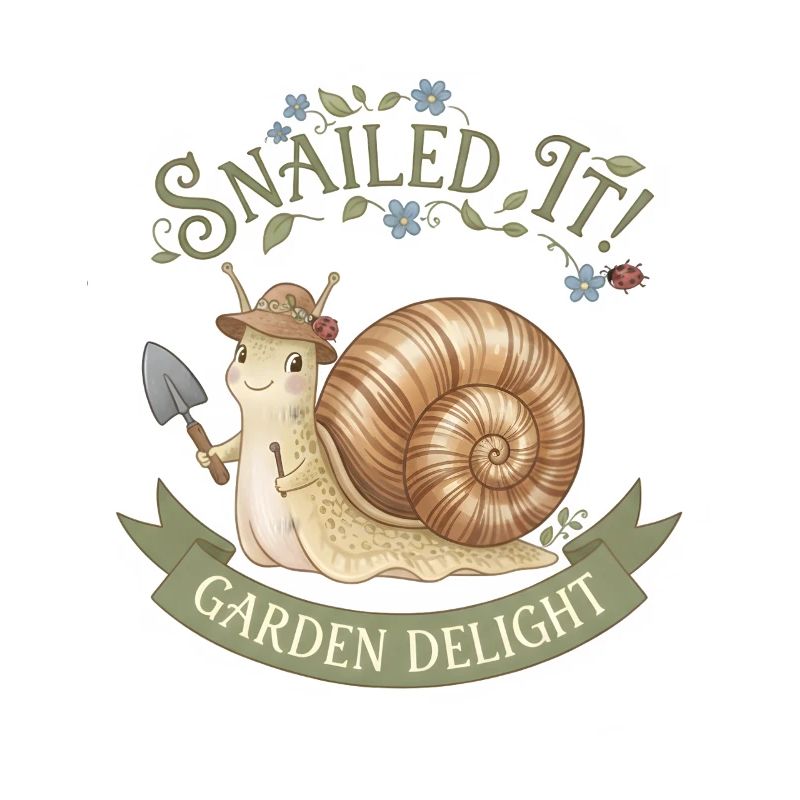 Escargot ! – Escargot mignon dans le design de jardin
