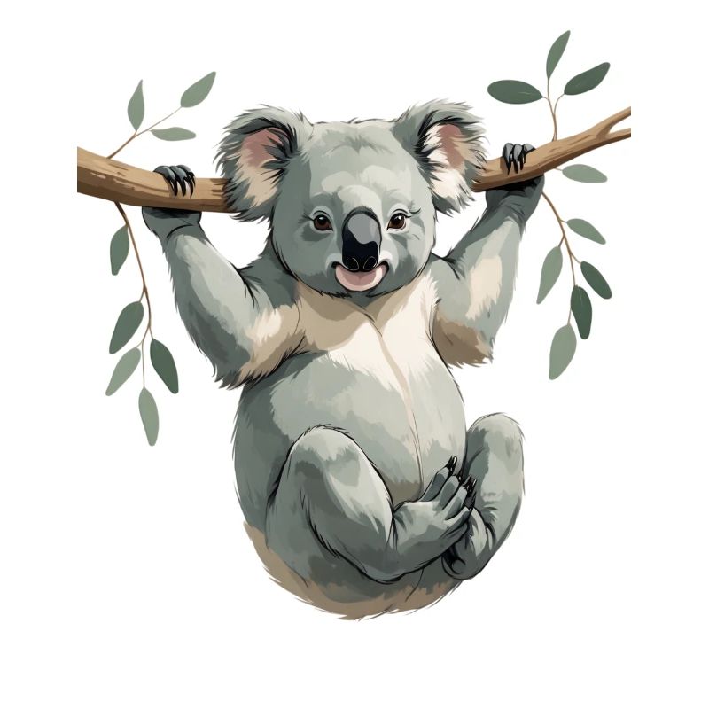 Koala on a branch – Green dream