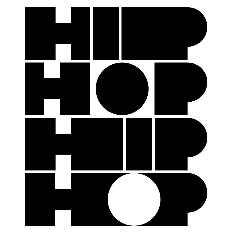 Hip Hop bold typographic logo design