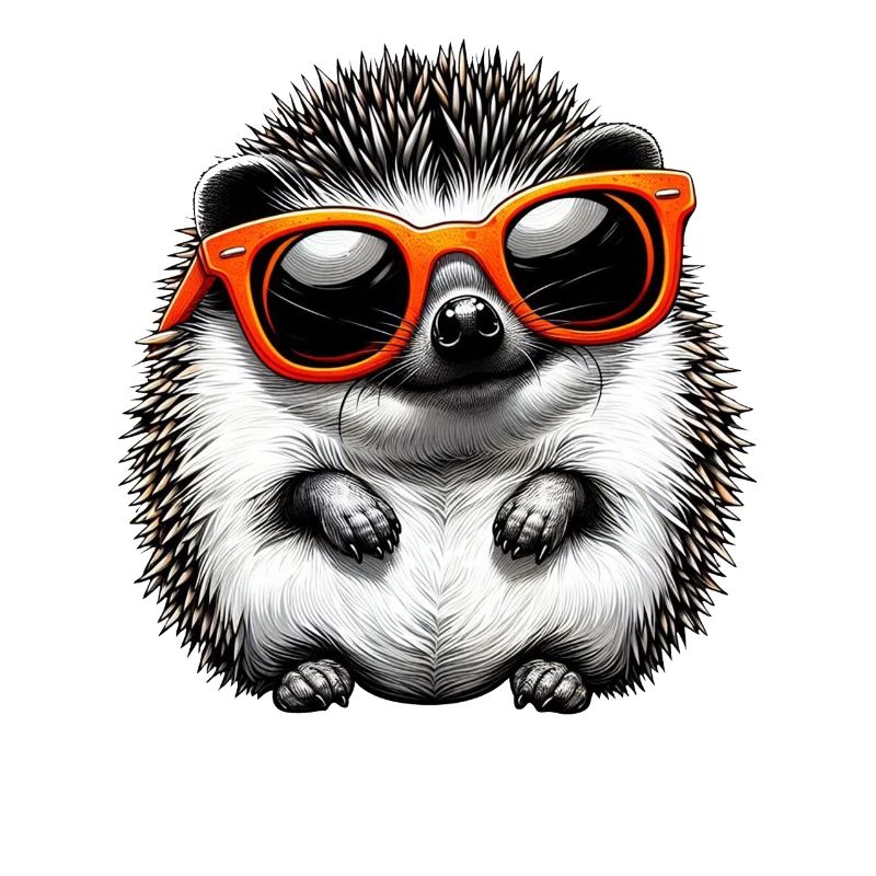 Igel Mit Sonnenbrille Igel Sarkasmus Tierliebhaber