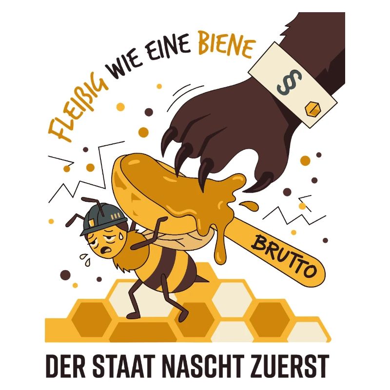 Industrious as a bee The state nibbles first