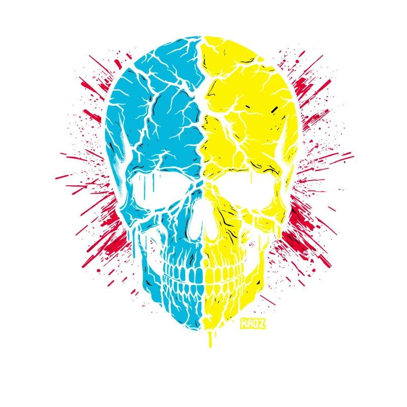 Skull Split Neon Palette
