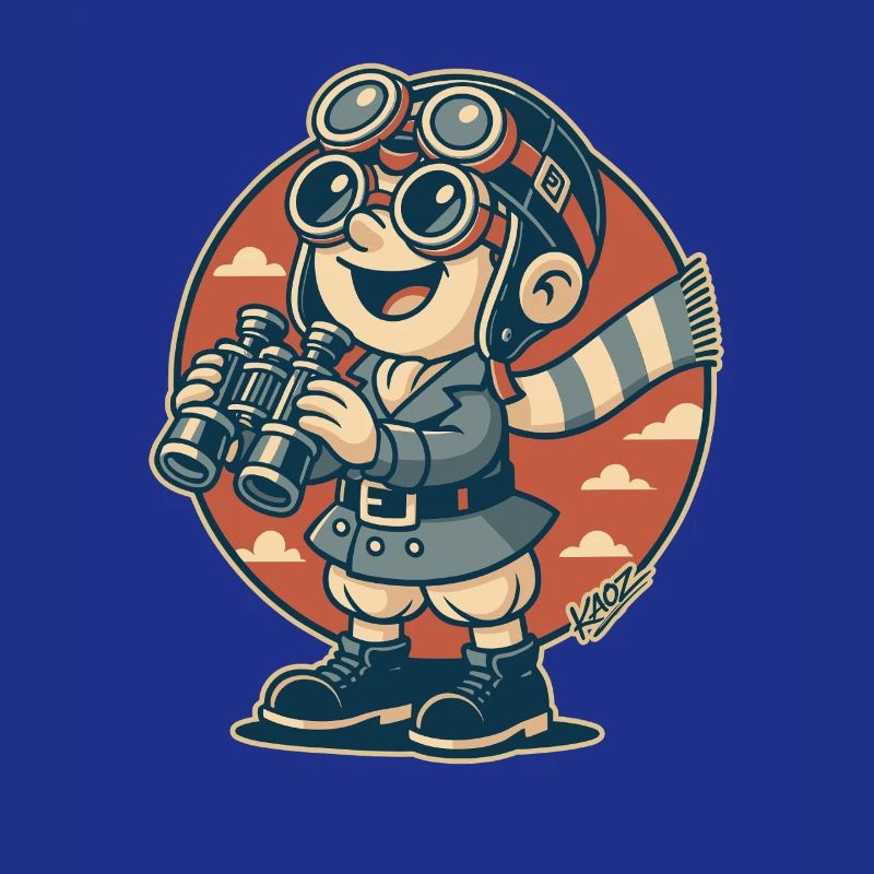 Aviator Scout with Binoculars