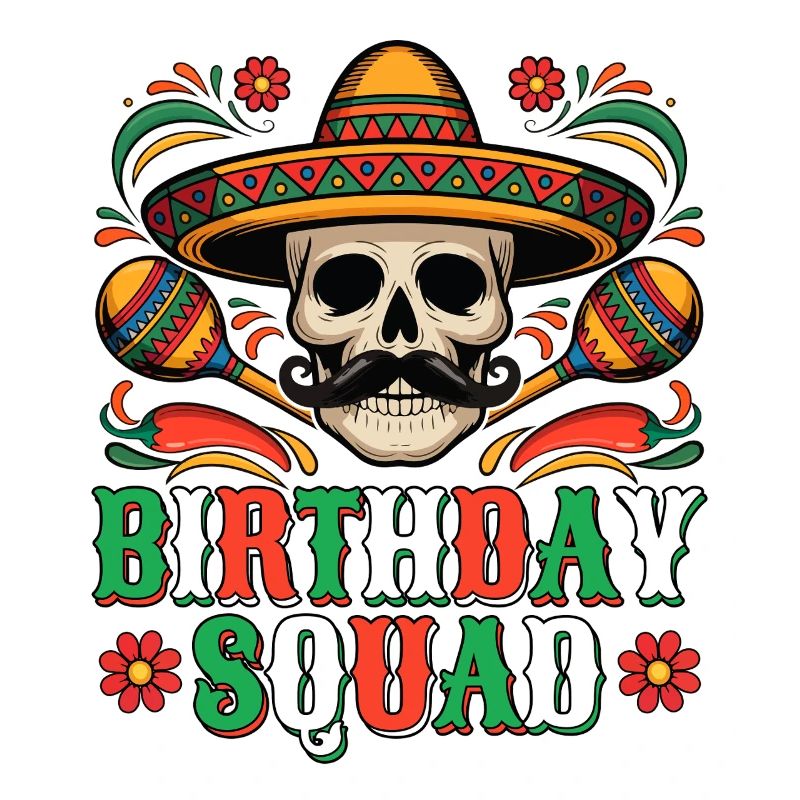Équipe d’anniversaire Cinco de Mayo, jeune mexicain