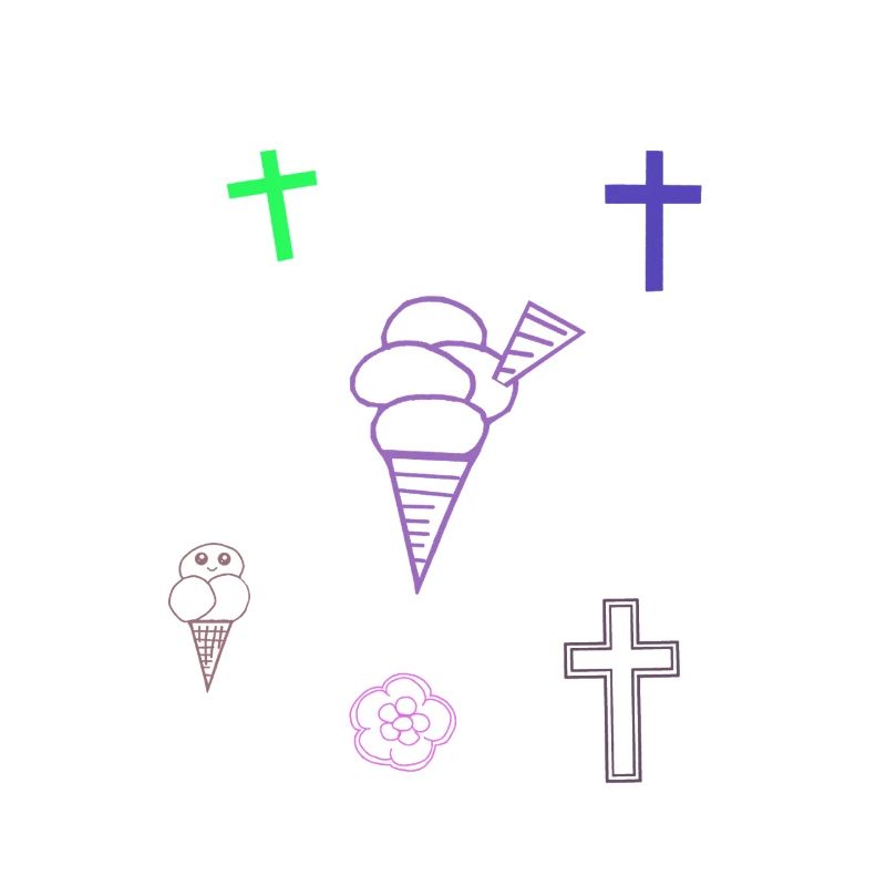 Eis Kreuz Kinder Eiskrem 