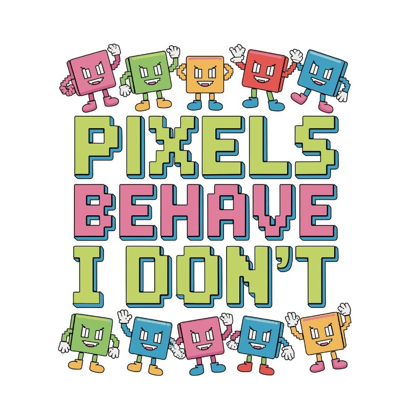 Pixel du designer de logo se comporte comme je ne suis pas designer de marque