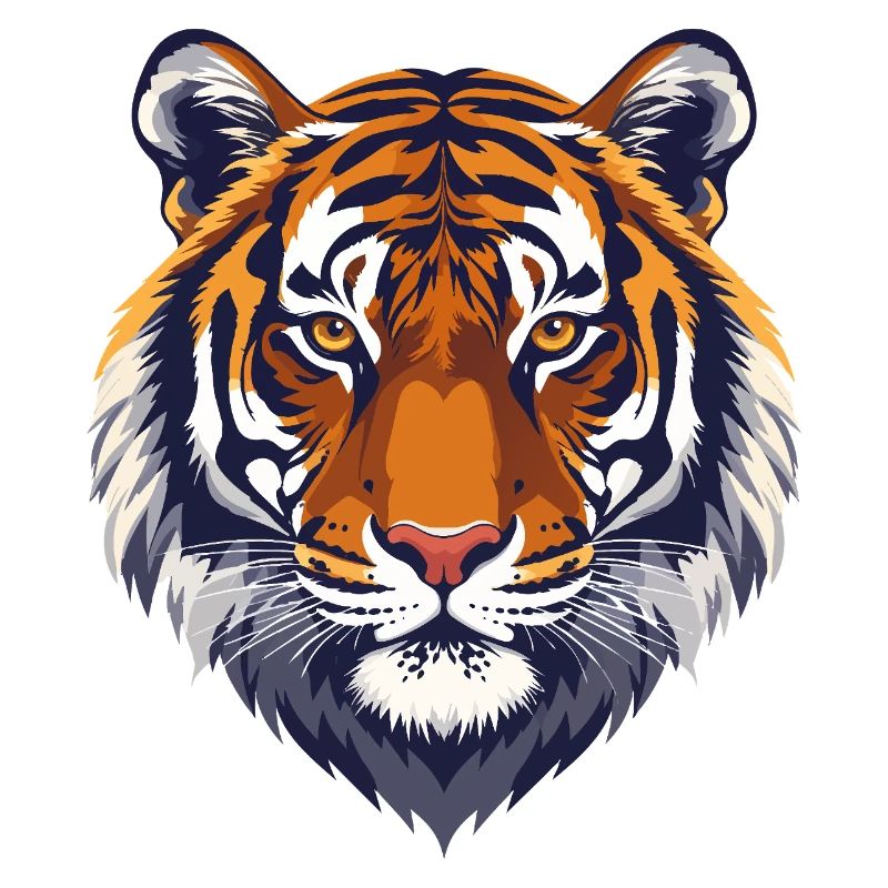 Cooler Tigerkopf