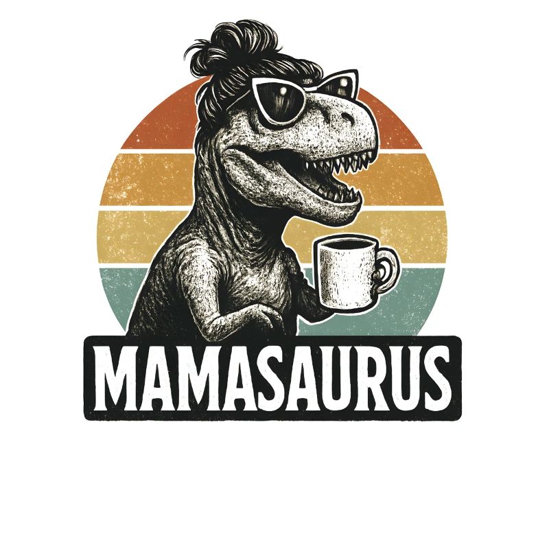 Mamasaurus Mama Mutter Geschenkidee Humor Lustig