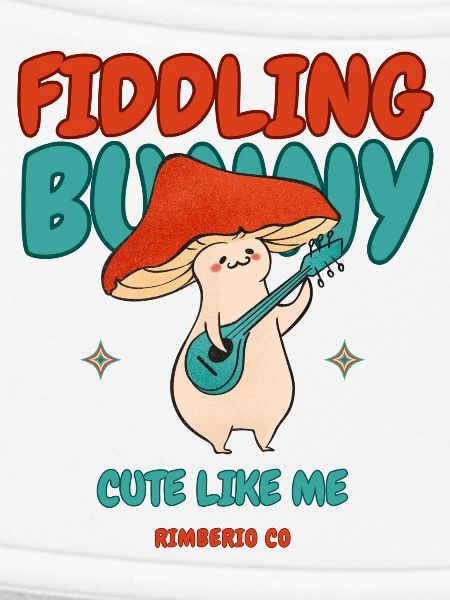 Fiddling Magic Mushroom Rabbit