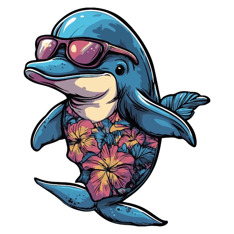 Vacances de bandes dessinées Dolphin