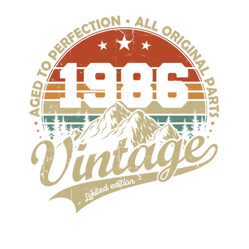1986 Vintage Original Retro Geburtstagsgeschenk