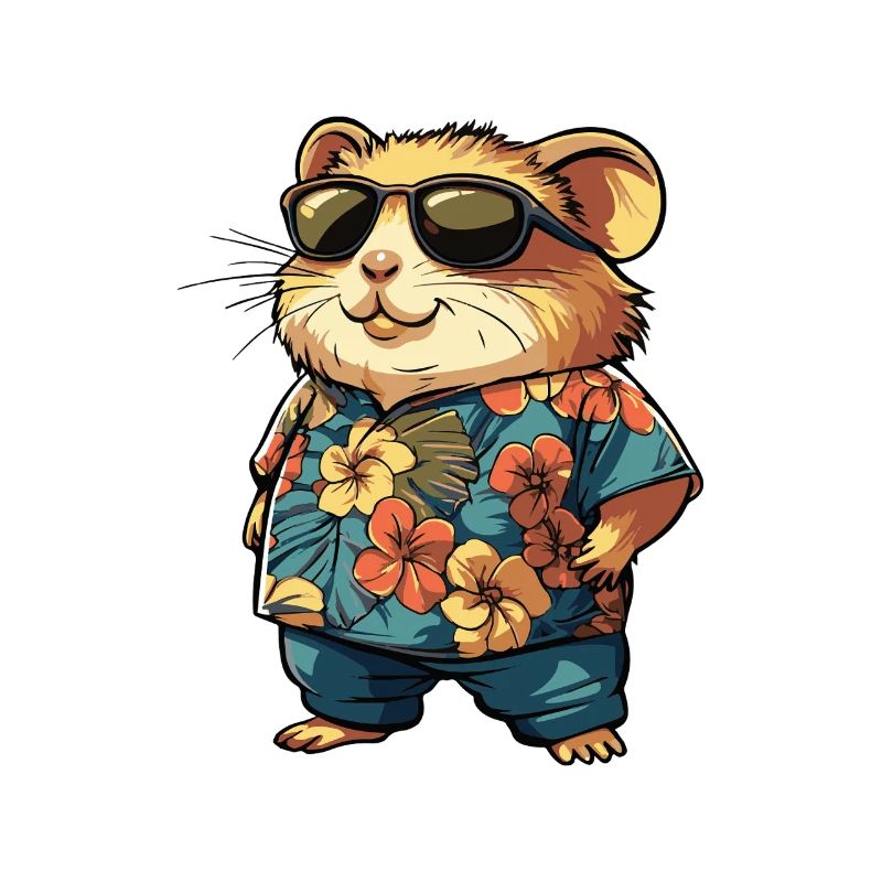 Vacances de la bande dessinée Hamster