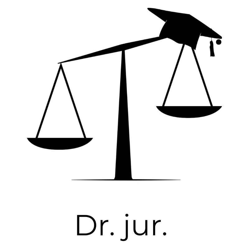 Dr. jur. Waage Doktorhut