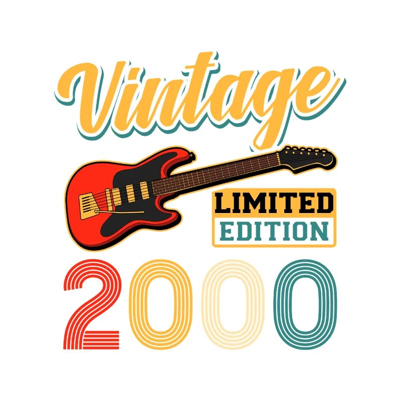 Vintage Guitar Édition Limitée Design 2000