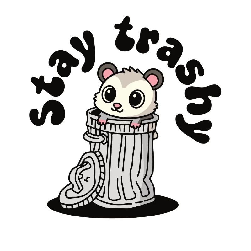 Bleib Trashig, Süßes Opossum, Lustig
