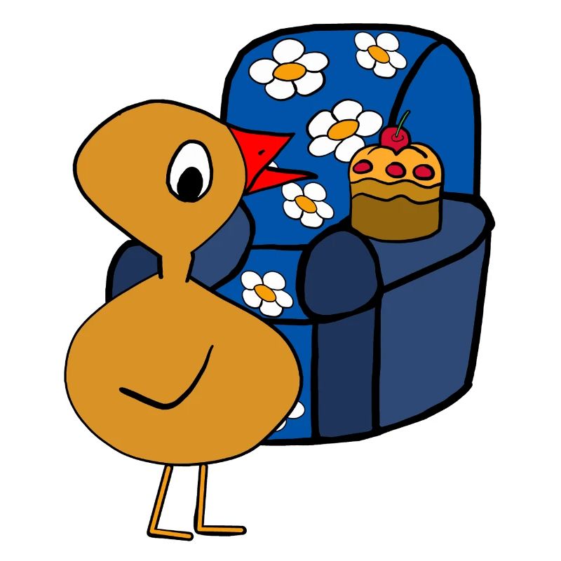 Chick Muffin Armchair After-Work Chicken