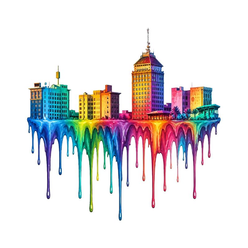 Fresno California Dripping Paint