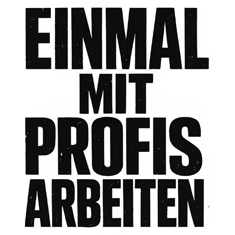 Alter! Katastrophe - einmal mit Profis arbeiten