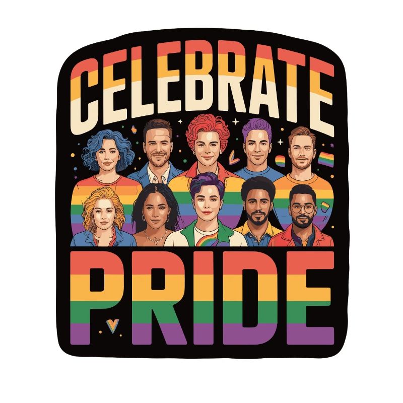 Celebrate Pride LGBTQ Regenbogen